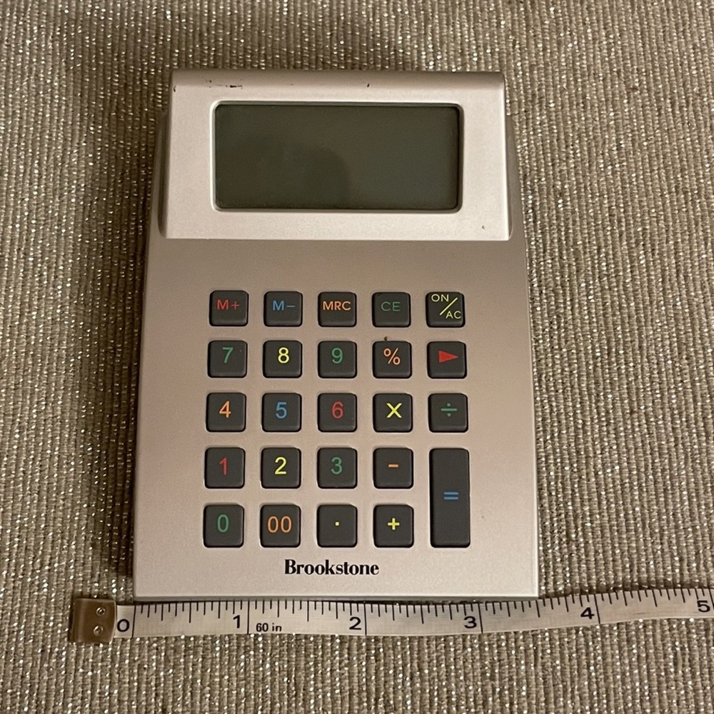 Color changing Brookstone calculator - Picture 11 of 13